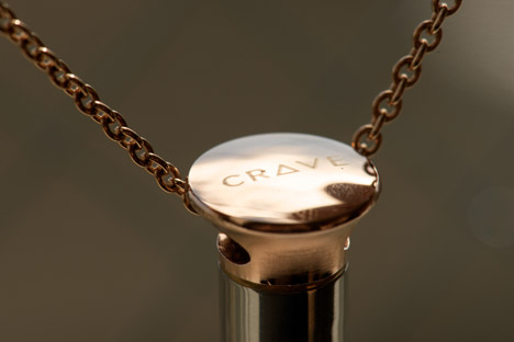 Vesper vibrator necklace by Crave