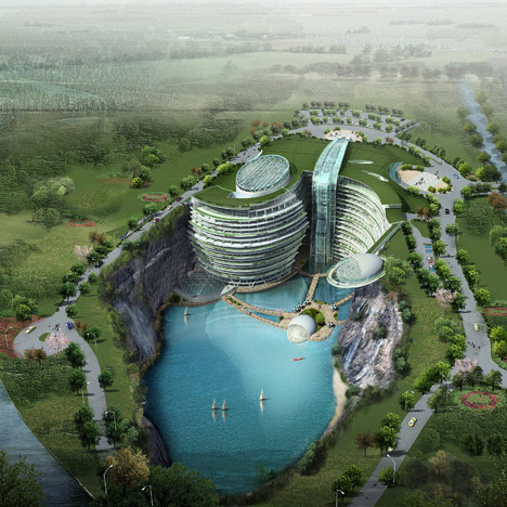 dezeen_Cave-hotel-underway-in-water-filled-Chinese-quarry_1sq