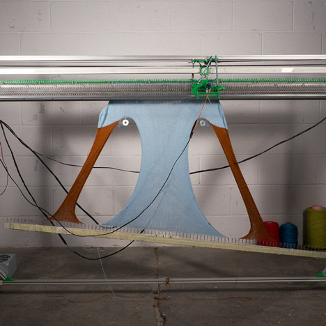 OpenKnit is an open source 3D-knitting machine that creates garments in just one hour