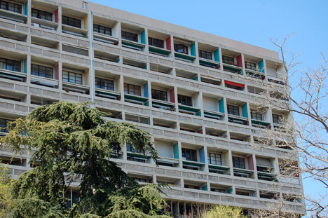 Unité d'Habitation by Le Corbusier. Photograph by Catrina Beevor