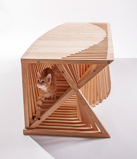 Architecture for Animals cat house by Formation Association and Edgar Arcaneaux