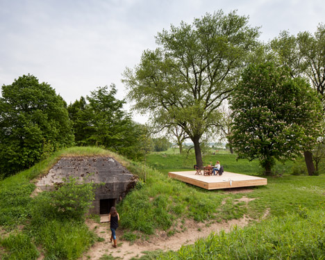 Bunker Pavilion by B-ILD