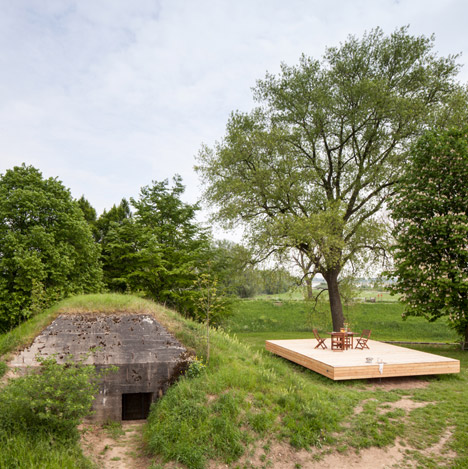 Bunker Pavilion by B-ILD