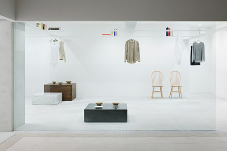 Beige concept store by Nendo