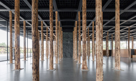 Sticks and Stones installation by David Chipperfield