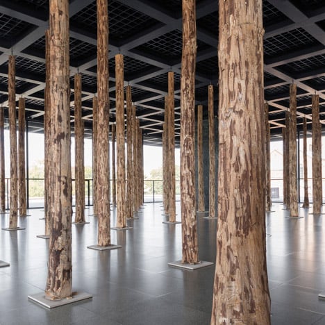 Sticks and Stones installation by David Chipperfield