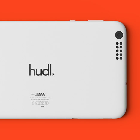 Hudl2 tablet by Tesco and Chauhan Studio