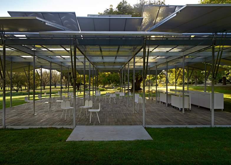 Sean Godsell Unveils Mpavilion In Melbournes Queen Victoria Gardens