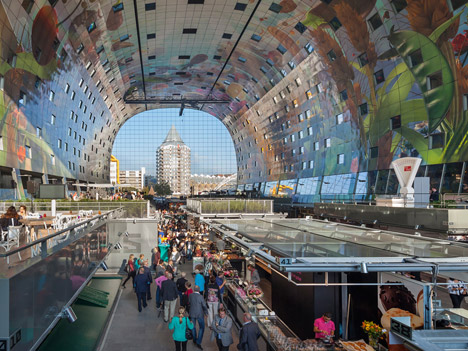 Markthal by MVRDV opens in Rotterdam