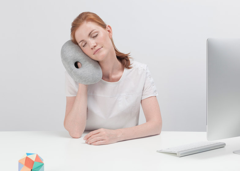 Ostrich Pillow Mini By Studio Banana Things Enables Napping On The Go