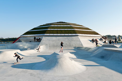 Street Dome skate park by Cebra