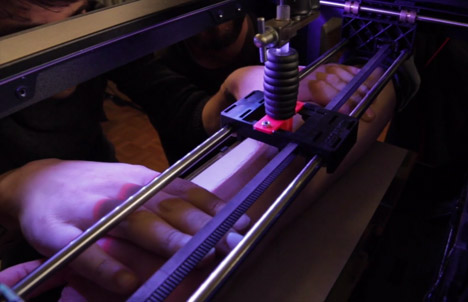 Engineers have invented a new kind of 3D printer that can print electronic  tattoos directly on your skin Heres how  Electronic tattoo Tattoos  Paw print tattoo