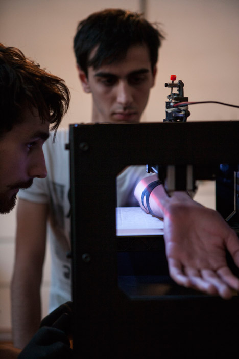 3D Printer Transformed Into A Tattooing Machine  Bird In Flight