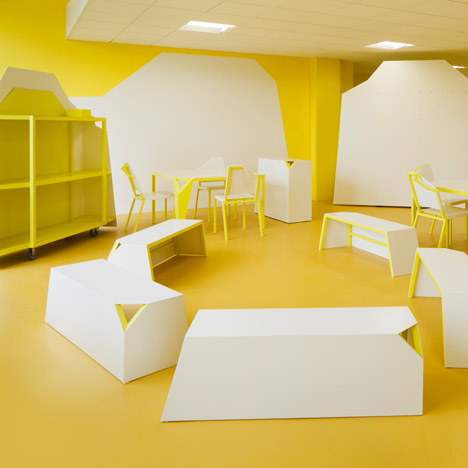 Matali Crasset completes dessert-themed common room for French culinary school