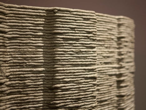 3D-printed concrete by Foster + Partners