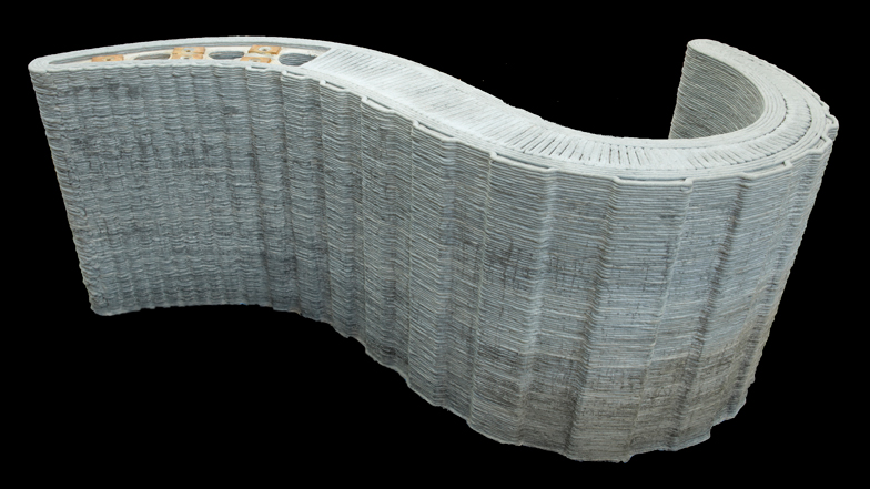 3D-printed concrete by Foster + Partners