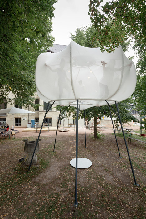 Cumulus installation by Burg Giebichenstein University of Art and Design graduates