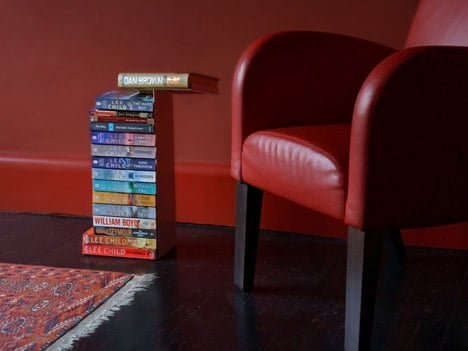 Fiction bookstand by Sebastian Bergne