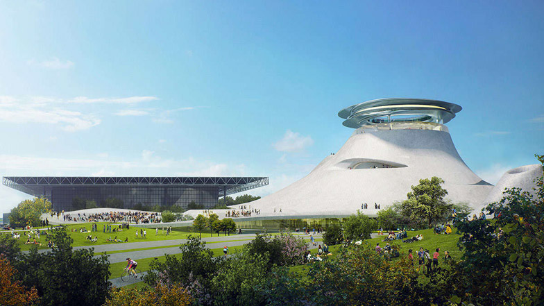 George Lucas Museum of Narrative Art in Chicago by MAD and Studio Gang