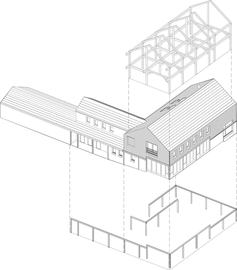 Timber Frame House in Leighton Buzzard by A-Zero