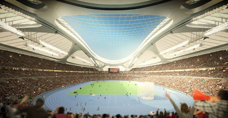 Zaha Hadid Tokyo Olympic stadium