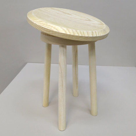 Balance Stool as part of the No Sweat furniture collection by designer Darryl Agawin