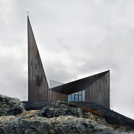 Community Church, Knarvik by Reiulf Ramstad