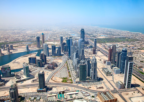 Downtown Dubai skyline_dezeen_1