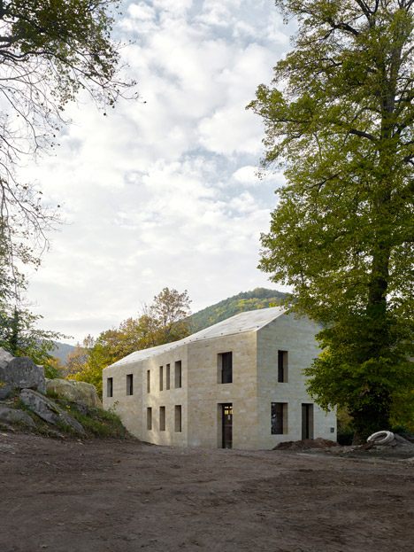 Entrance building for Hambach Castle by Max Dudler