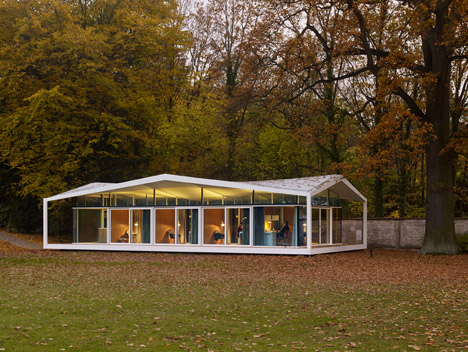 Fellows Pavilion for the American Academy in Berlin by Barkow Leibinger
