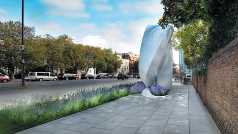 JCDecaux Advertising Sculpture by Zaha Hadid Architects