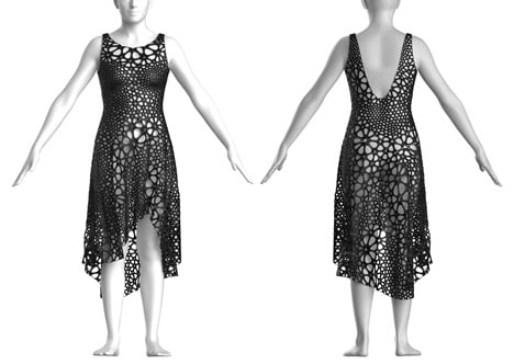 Kinematics dress by Nervous System