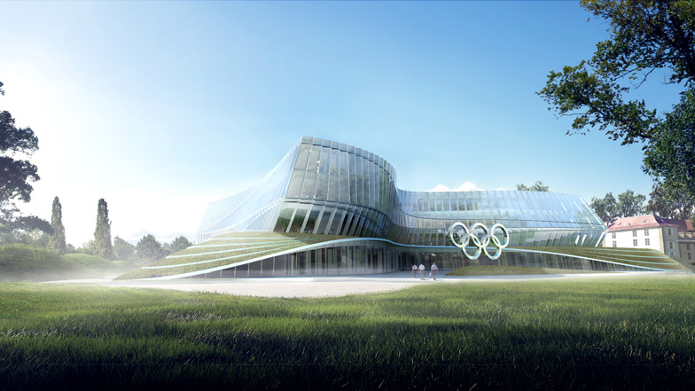 3XN reveals "dynamic, undulating" design for Swiss Olympic headquarters