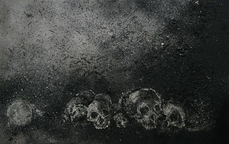Zhang Huan, Skull No. 29, 2007. Courtesy of White Cube 