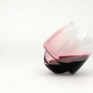 Superduperstudio designs spillproof wine glasses