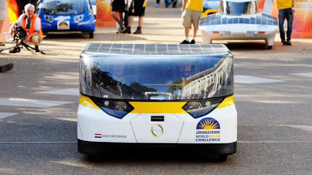 Stella, a solar-powered car by Solar Team Eindhoven