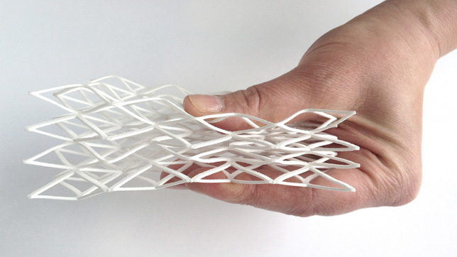 Biomimicry 3D-printed Soft Seat by Lilian van Daal