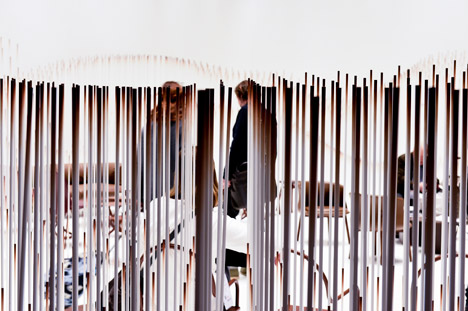 Chocolatetexture installation by Nendo at Maison&ampObjet 2015