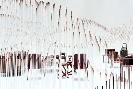 Chocolatetexture installation by Nendo at Maison&Objet 2015