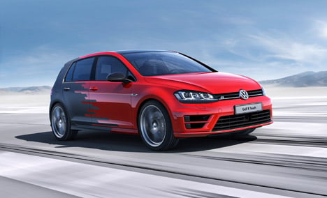 Golf R Touch by Volkswagen at CES 2015