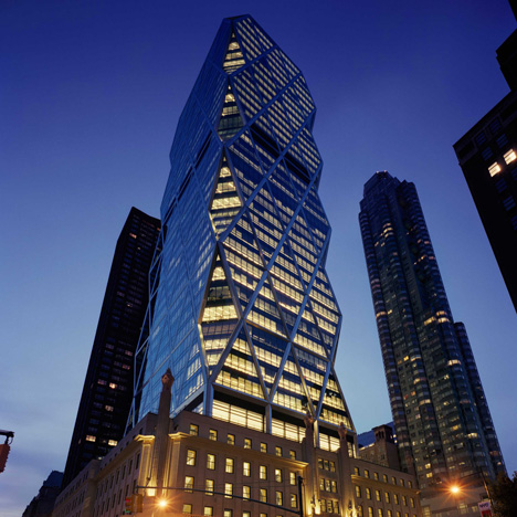Norman Foster narrates drone tour of New York's Hearst skyscraper