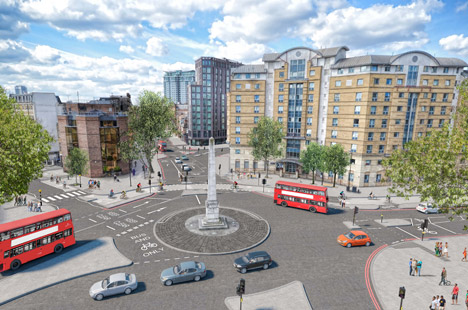 London's new cycle superhighway proposal 