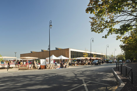 Market Hall in Marly-le-Roi France - Ameller Dubois & Associés