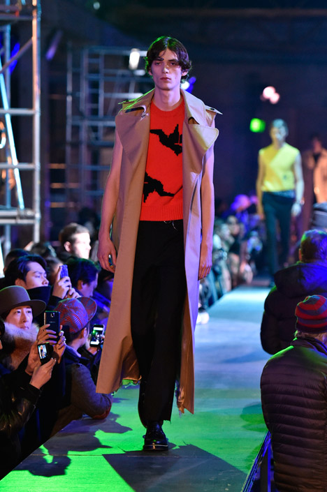 Raf Simons Kvadrat menswear, Autumn Winter 2015 at Paris Fashion Week