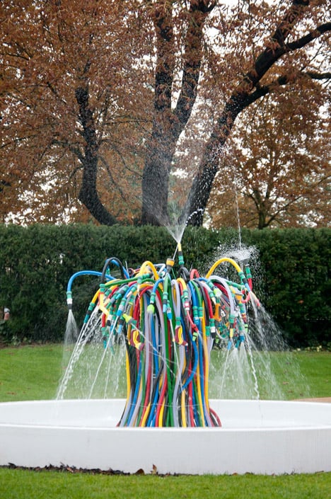 Serpentine Fountain by Bertrand Lavier