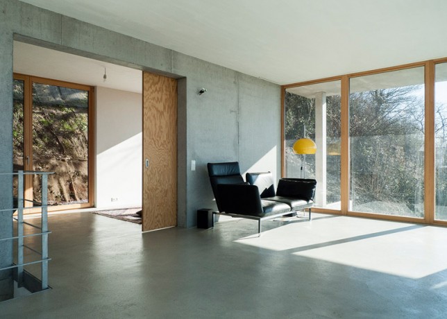 Gian Salis House On A Slope Terraces Down Hillside