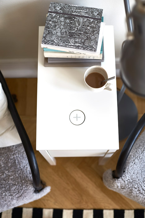 Ikea wireless charging furniture