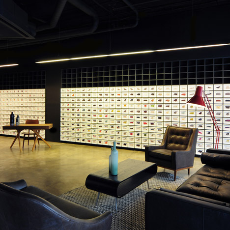 Bureau de Change combines furniture with digital projections for second Made.com showroom