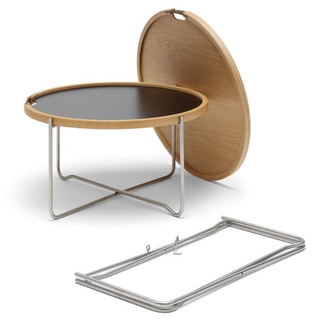 Carl Hansen & Son's update of the More Tray Table by Hans J. Wegner