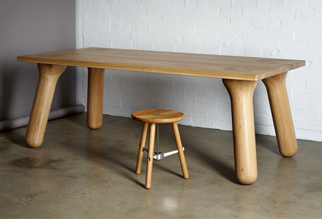 Big Foot dining table by Daast